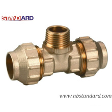 Brass Screw Fitting/PPR Fitting/Male Tee/Tube Fitting/Pipe